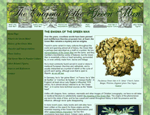 Tablet Screenshot of greenmanenigma.com